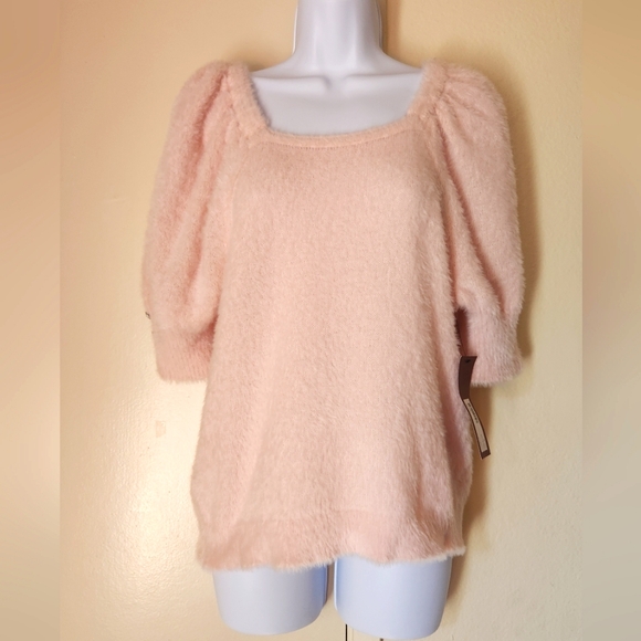 Love Scarlett Tops - Love Scarlett pink fluffy top